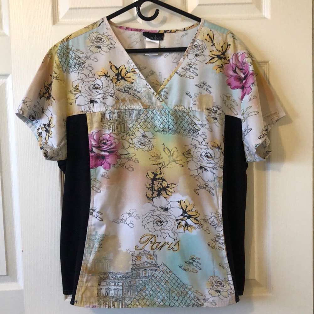 Cherokee Paris Scrub Top size 2x